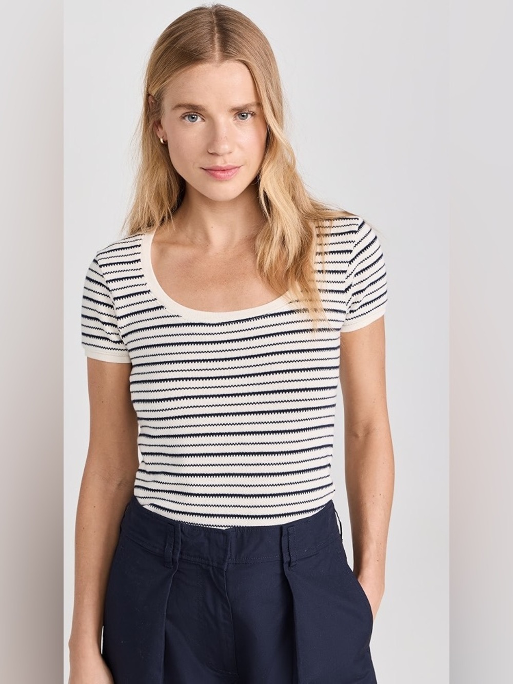 Nation LTD Amanda Square Neck Cap Sleeve MK1344